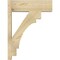 Ekena Millwork Merced Block Rough Sawn Outlooker, Douglas Fir, 8"W x 24"D x 32"H OUT08X24X32MRC05RDF - alternate 3